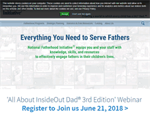 Tablet Screenshot of fatherhood.org