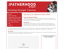 Tablet Screenshot of fatherhood.com.au